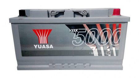 YUASA YBX5020 110 Aч 900А обр. пол. (393x175x190)