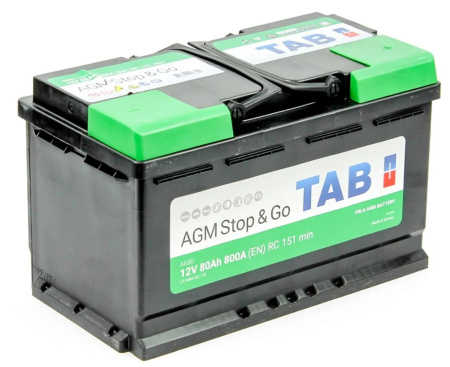 Tab AGM Stop-n-Go 80R (800A 315x175x190) 213080