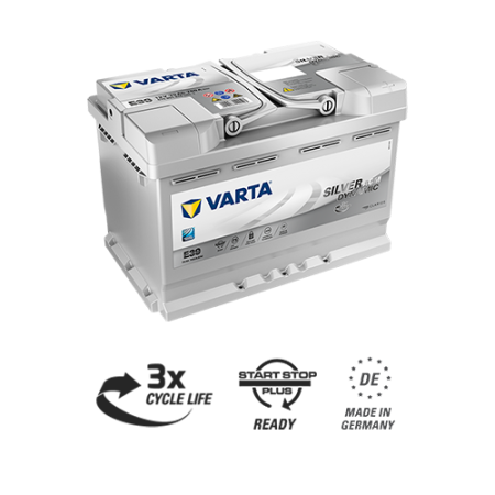 Varta Silver Dynamic AGM E39 70R (Start-Stop) 760A 278x175x190