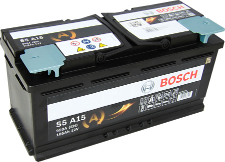 Bosch S5 A15 AGM 105R 950A 393x175x190