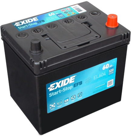 Exide Start-Stop EFB 60R (520А 230x173x222) EL604