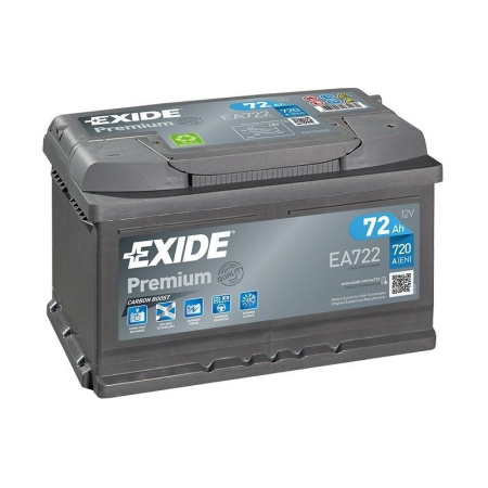 Exide Premium 72R (720А 278х175х175) EA722