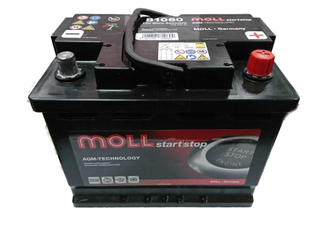 Moll AGM 60R Start-Stop 640A 242x175x190