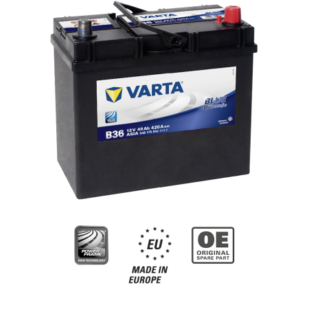 Varta Blue Dynamic B36 44R 420A 175x175x190