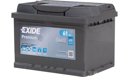 Exide Premium 61R (600А 242х175х175) EA612