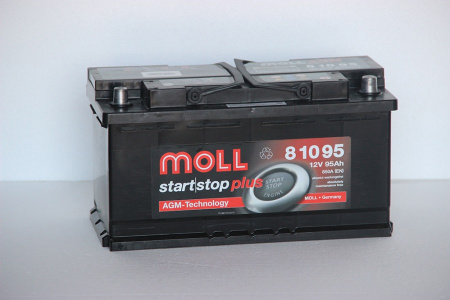 Moll AGM 95R Start-Stop 850A 353x175x190